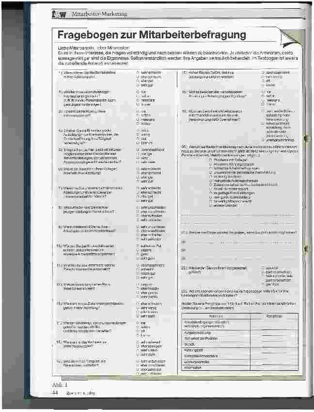 Vorschauseite 3: Mitarbeiter-Marketing - als Mittel zu mehr Krankenhausqualität Teil II: Die Mitarbeiterbefragung