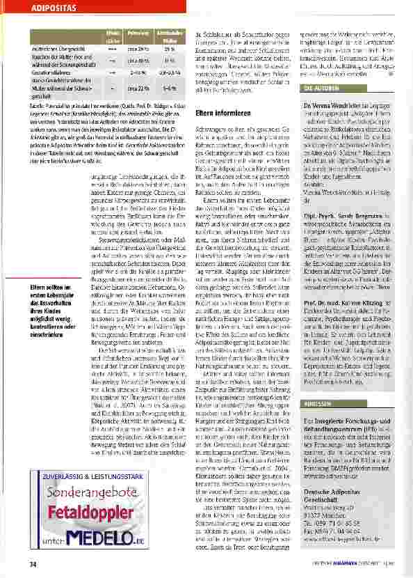 Vorschauseite 4: Was schützt Kinder vor Übergewicht?