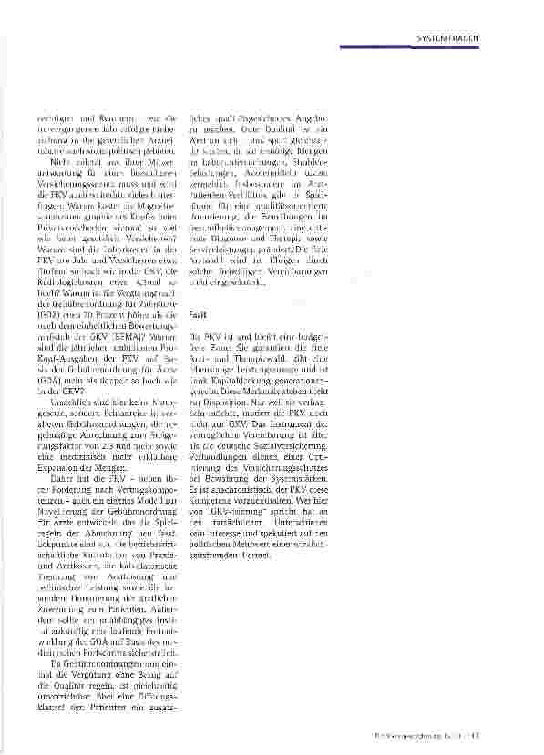 Vorschauseite 3: „GKV-isierung der PKV? -Politischer Mehrwert und Grenzen der Konvergenzthese