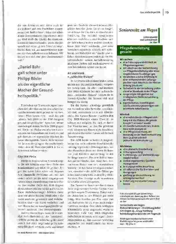 Vorschauseite 2: Die Leiden des jungen Bahr