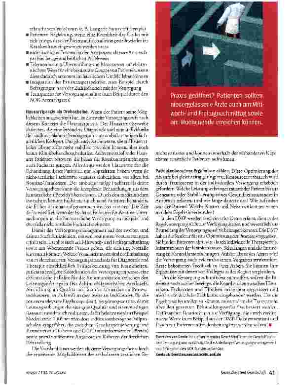 Vorschauseite 4: Therapie ohne Umweg