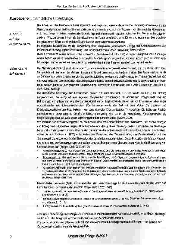 Vorschauseite 5: Von Lernfeldern zu konkreten Lernsituationen-Konstruktionsprinzipien für die Entwicklung einer Lernsituation