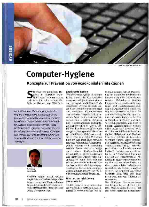 Vorschauseite 1: Computer-Hygiene