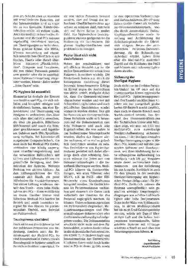 Vorschauseite 2: Computer-Hygiene