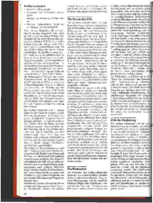 Vorschauseite 2: Begleitung für Zivildienstleistende