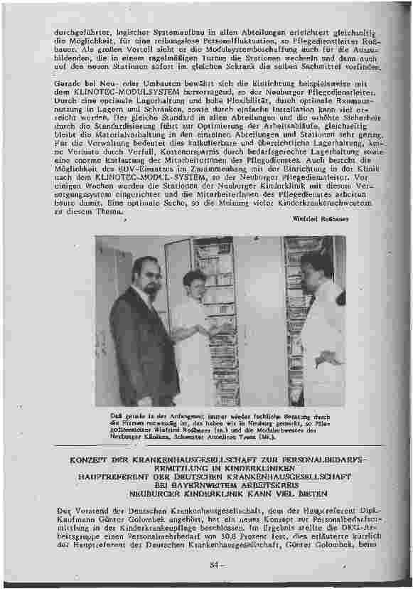 Vorschauseite 1: Konzept der Krankenhausgesellschaft zur Personalbedarfsermittlung in Kinderkliniken