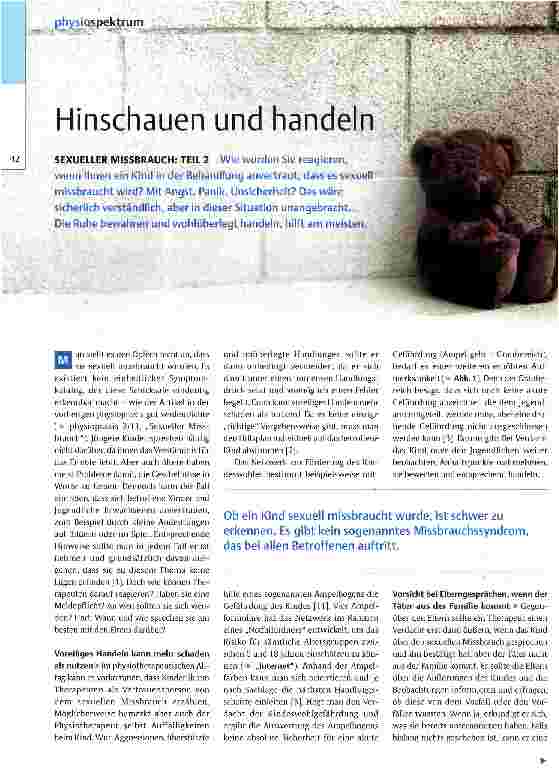 Vorschauseite 1: Hinschauen und handeln