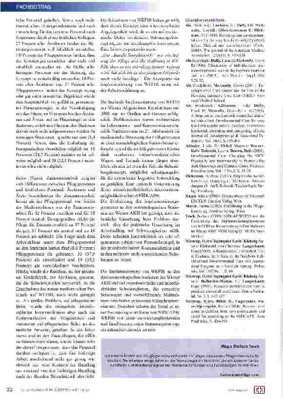 Vorschauseite 3: Familienzentrierte individuelle Betreuung auf einer neonatologischen Intensivstation