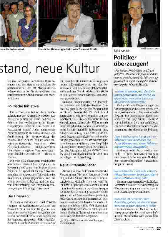 Vorschauseite 2: Neue Perspektiven, neuer Vorstand, neue Kultur
