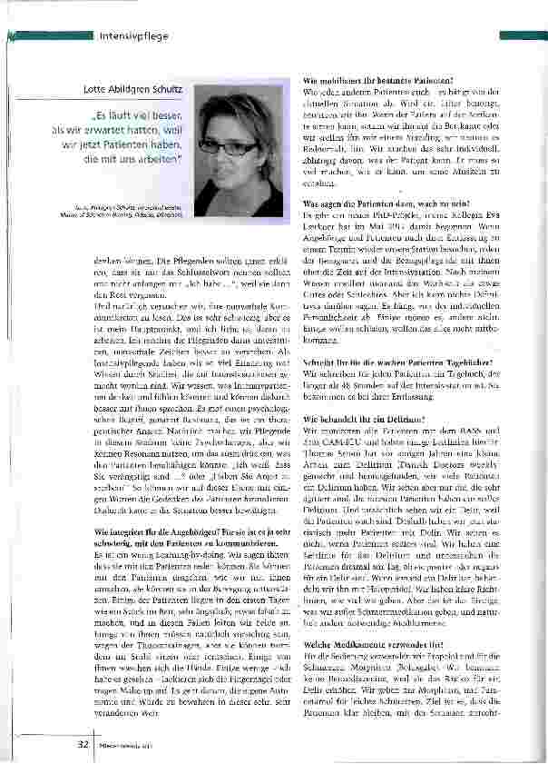 Vorschauseite 3: Beatmet aber nicht sediert
