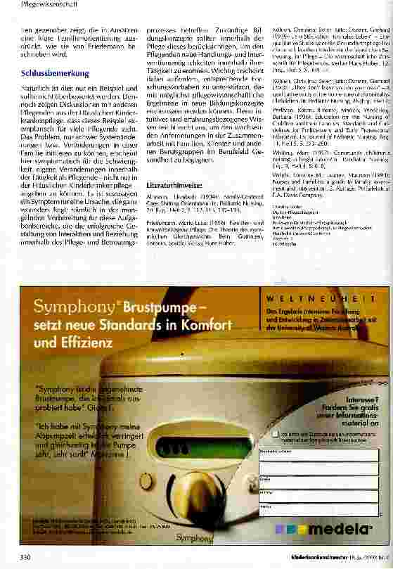 Vorschauseite 6: Familienorientierte Pflege in der häuslichen Betreuung chronisch kranker Kinder - Perspektiven einer Familie und einer Pflegenden -