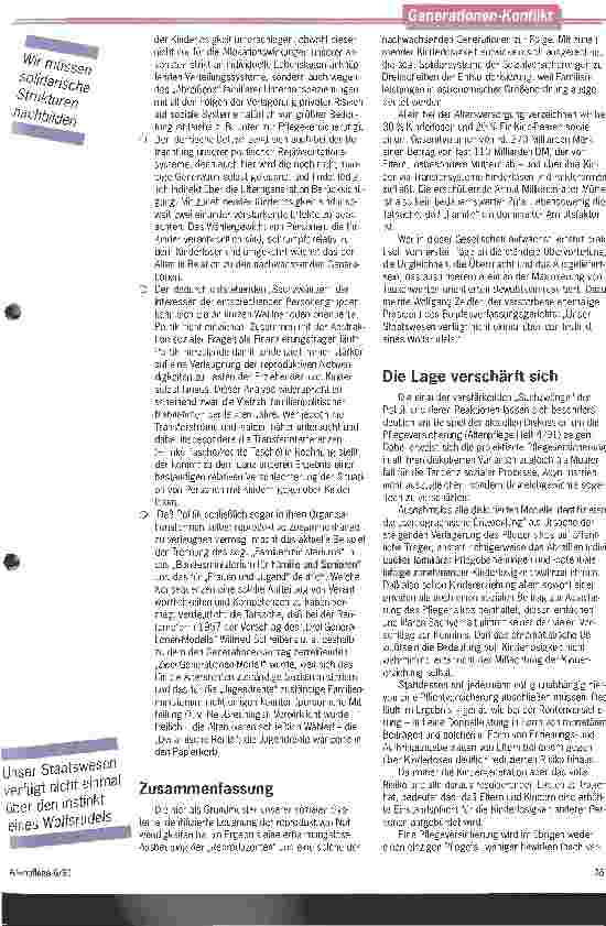 Vorschauseite 3: Viele ernten ohne zu säen Plädoyer für die Schaffung einer familiären Gesellschaft