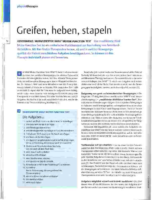 Vorschauseite 1: Greifen, heben, stapeln