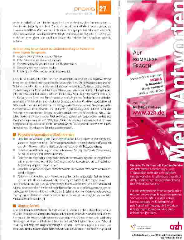 Vorschauseite 4: Physiotherapie bei Asthma