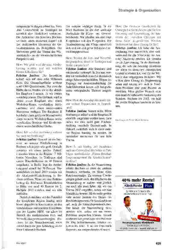 Vorschauseite 2: Bochum ist ein Wunschstandort