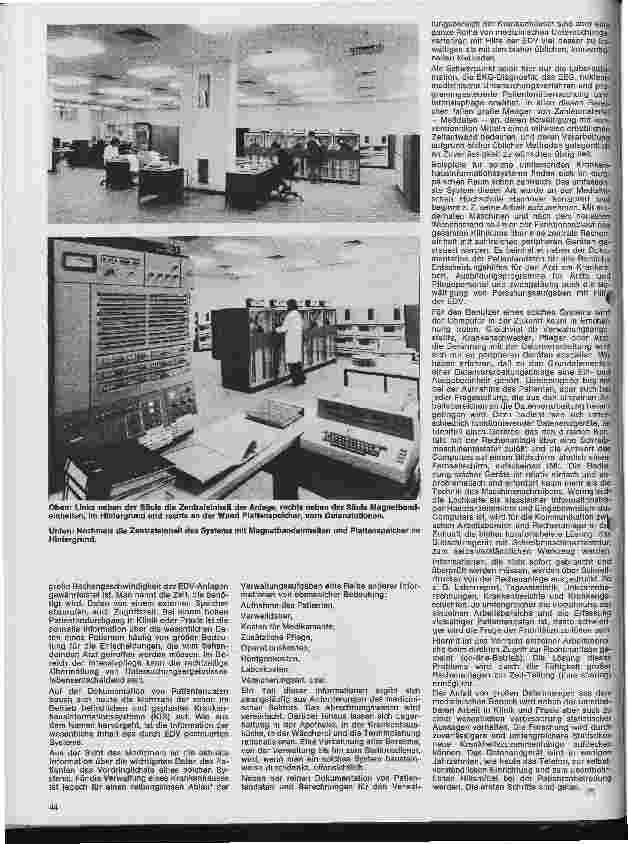 Vorschauseite 3: Computer und Medizin 2. Folge (Schluß)