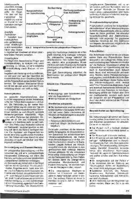 Vorschauseite 2: Pflege in Therapie und Diagnostik 11. Folge: Präoperative Maßnahmen