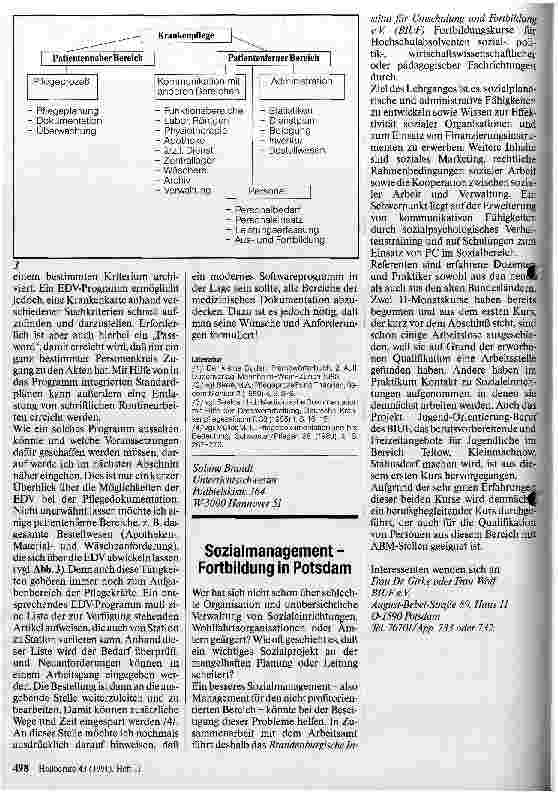 Vorschauseite 3: Elektronische Datenverarbeitung und Krankenpflege