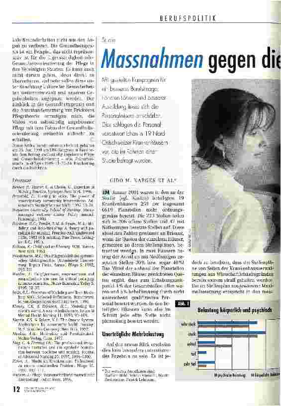 Vorschauseite 1: Massnahmen gegen die Personalmisere