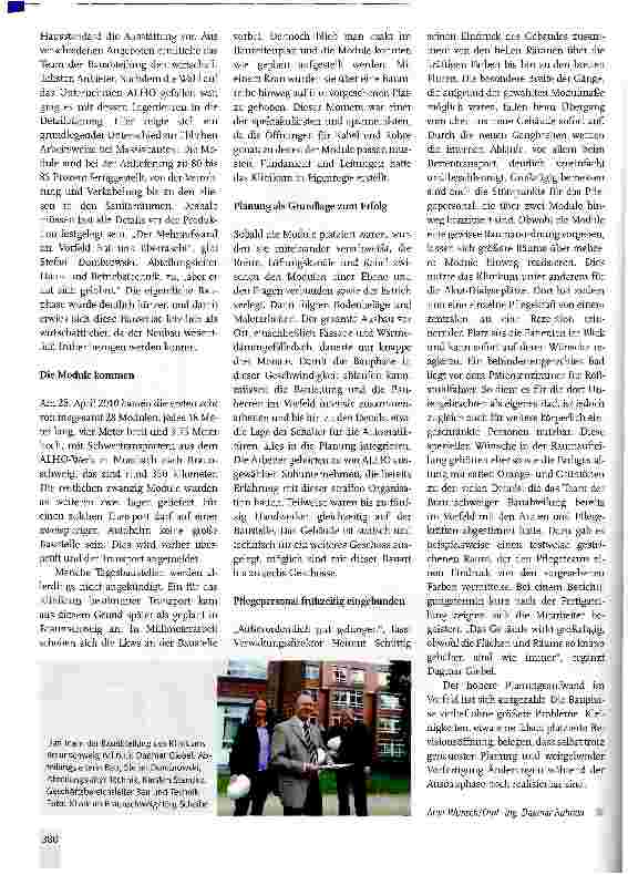 Vorschauseite 3: Konkret geplant - schneller gebaut