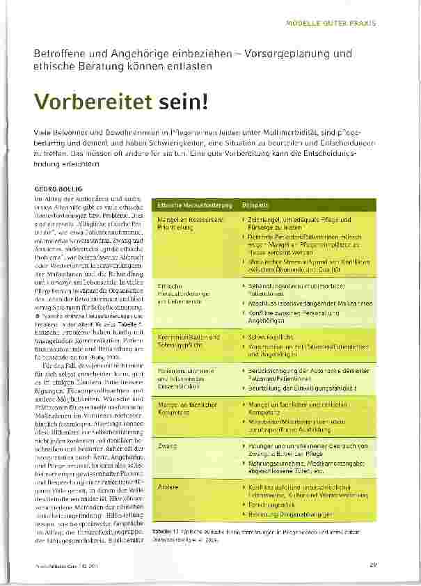 Vorschauseite 1: Vorbereitet sein!