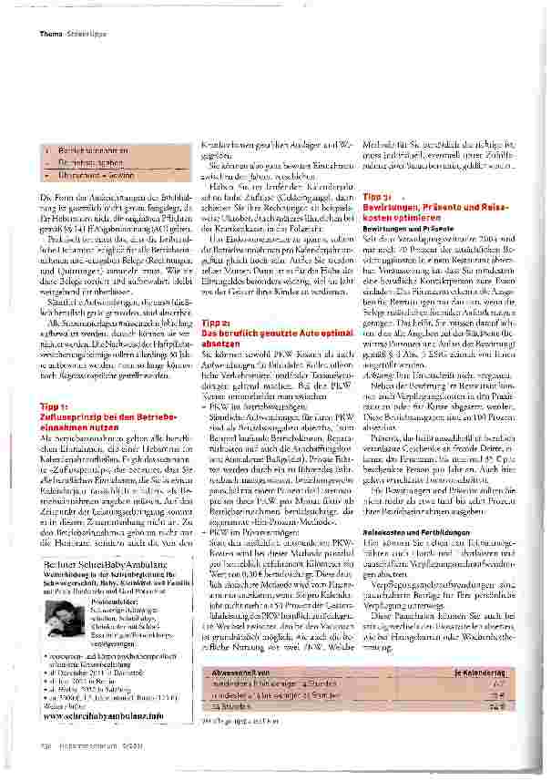 Vorschauseite 2: Vom Steuerfrust zur Steuerlust
