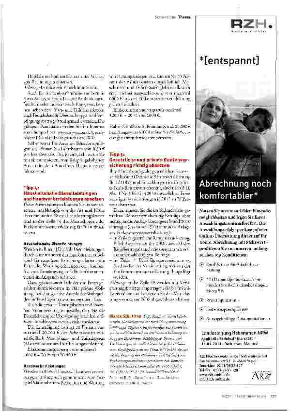 Vorschauseite 3: Vom Steuerfrust zur Steuerlust