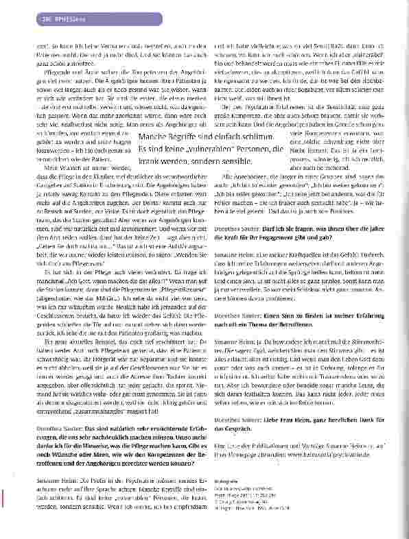 Vorschauseite 4: Auf ein Wort mit Susanne Heim