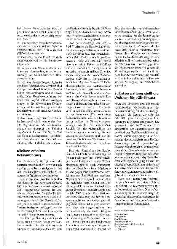 Vorschauseite 2: Der Basis-Rollout wird fortgesetzt