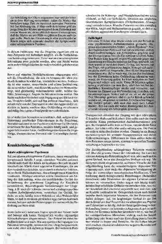 Vorschauseite 3: Notfallsituationen bei psychisch kranken Menschen