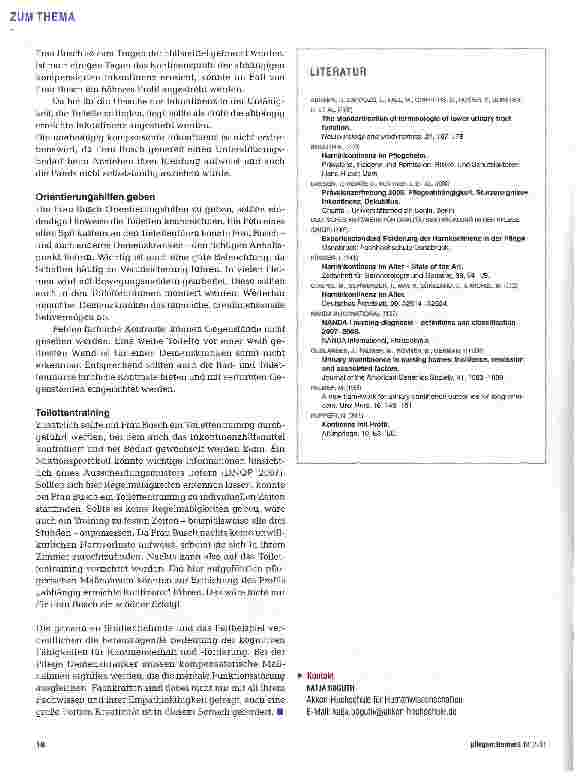 Vorschauseite 5: Schritt für Schritt aus der Inkontinenz