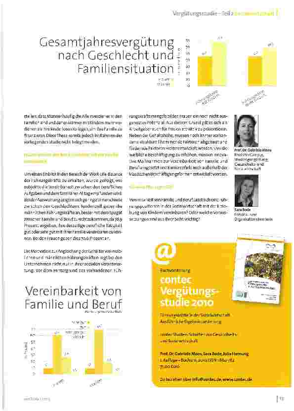 Vorschauseite 2: Vergütungsstudie-Teil 2: Die Gerechtigkeitslücke in der Sozialwirtschaft Gleiches Gehalt für gleiche Arbeit?
