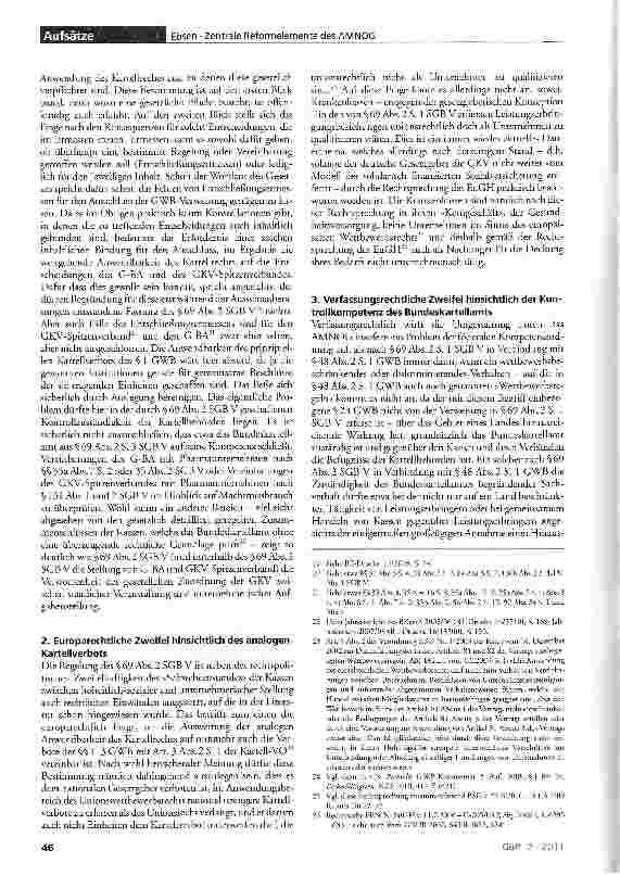 Vorschauseite 6: Die zentralen Reformelemente des Arzneimittelmarktneuordnungsgesetzes