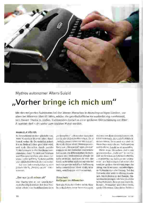 Vorschauseite 1: Vorher bringe ich mich um