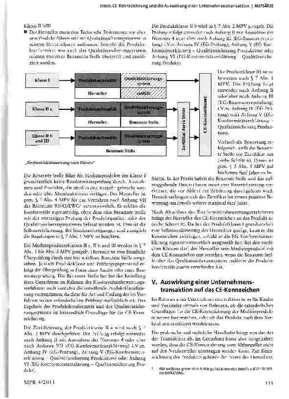 Vorschauseite 3: CE-Kennzeichnung und die Auswirkung einer Unternehmenstransaktion