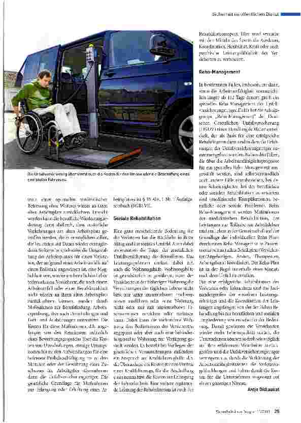 Vorschauseite 2: Rehabilitation vor Rente