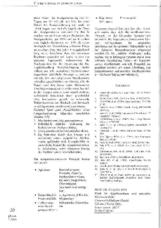 Vorschauseite 2: Entzugssyndrom nach Langzeitsedierung