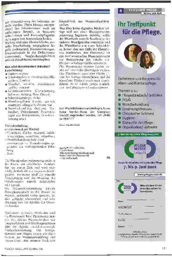 Vorschauseite 4: Wundbehandlung zeitgemäß - professionell - effektiv, 1. Teil