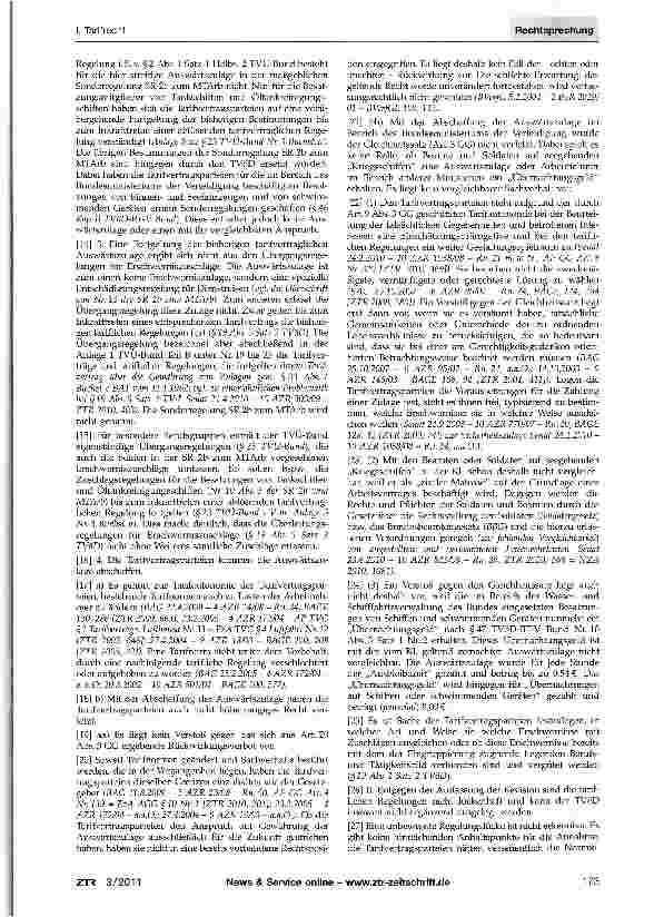 Vorschauseite 2: TVöD - Auswärtszulage