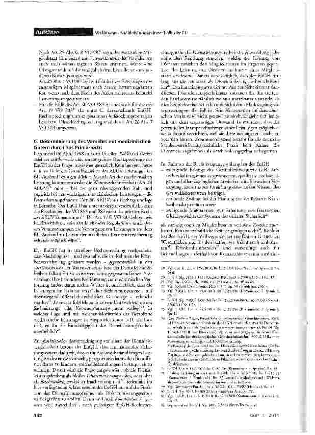 Vorschauseite 4: Grenzüberschreitende Inanspruchnahme von Sachleistungen innerhalb der EU im Krankenversicherungsrecht