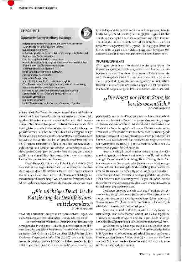 Vorschauseite 3: INNENARCHITEKTURDesign for Safety