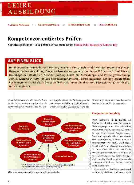 Vorschauseite 1: Kompetenzorientiertes Prüfen