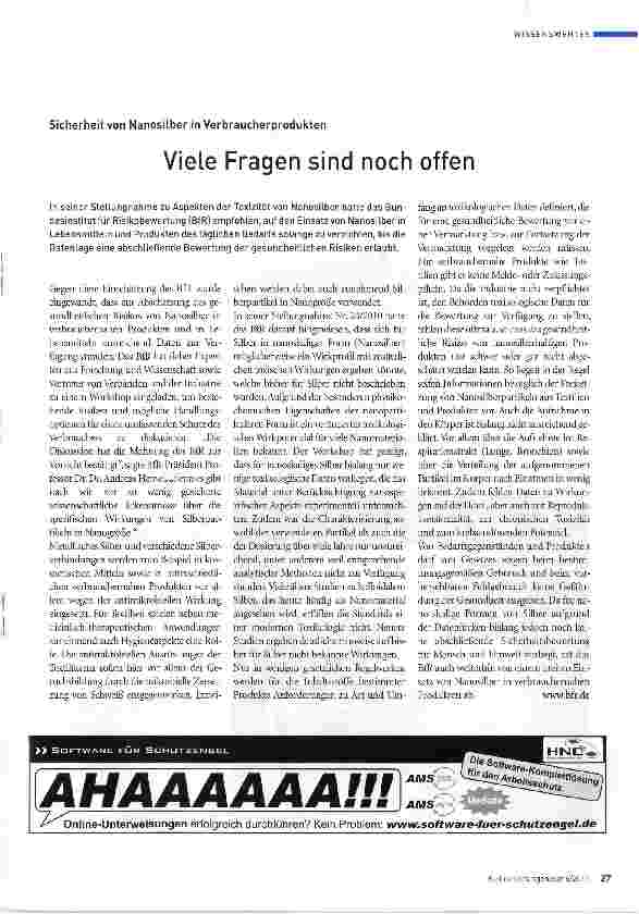 Vorschauseite 1: Viele Fragen sind noch offen