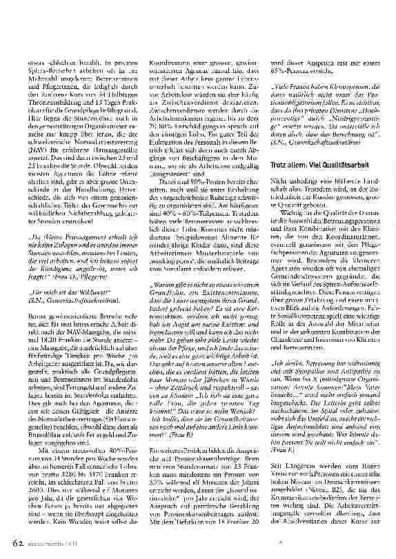Vorschauseite 5: Ein immer grösseres Heer prekär Beschäftigter