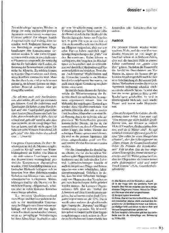 Vorschauseite 6: Ein immer grösseres Heer prekär Beschäftigter