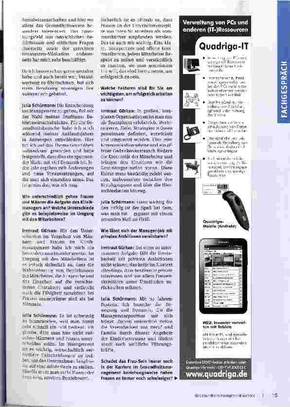 Vorschauseite 2: Frauen an der Spitze