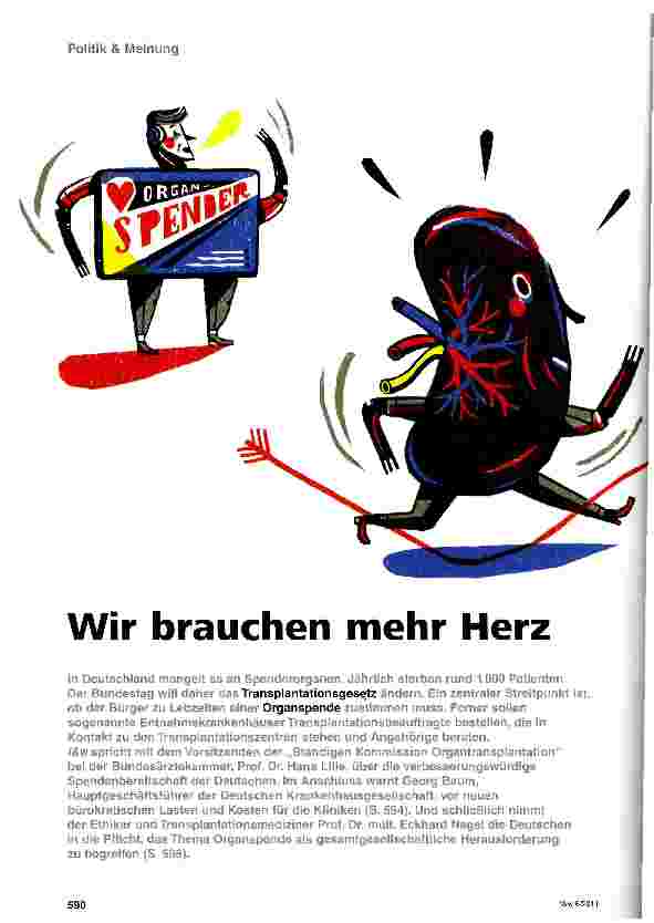 Vorschauseite 1: Wir brauchen mehr Herz
