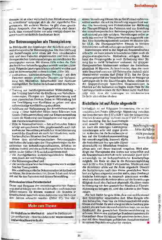 Vorschauseite 3: Die Richtlinie: eher Regelwerk als Hilfe