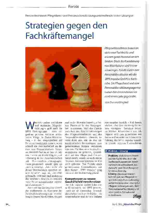 Vorschauseite 1: Strategien gegen den Fachkräftemangel