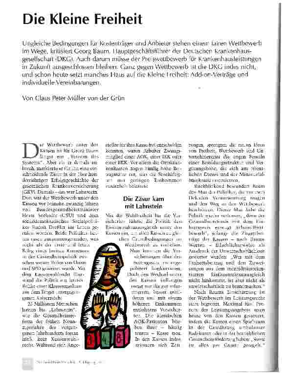 Vorschauseite 1: Die Kleine Freiheit